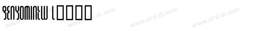 GenYoMinTW L字体转换